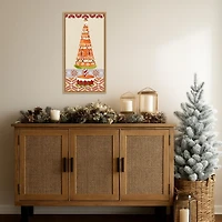 Gingerbread Wonderland II Framed Canvas Art Print