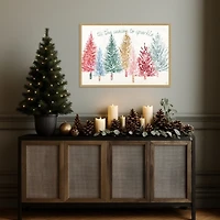 Holiday Sparkle I Framed Canvas Art Print