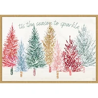 Holiday Sparkle I Framed Canvas Art Print