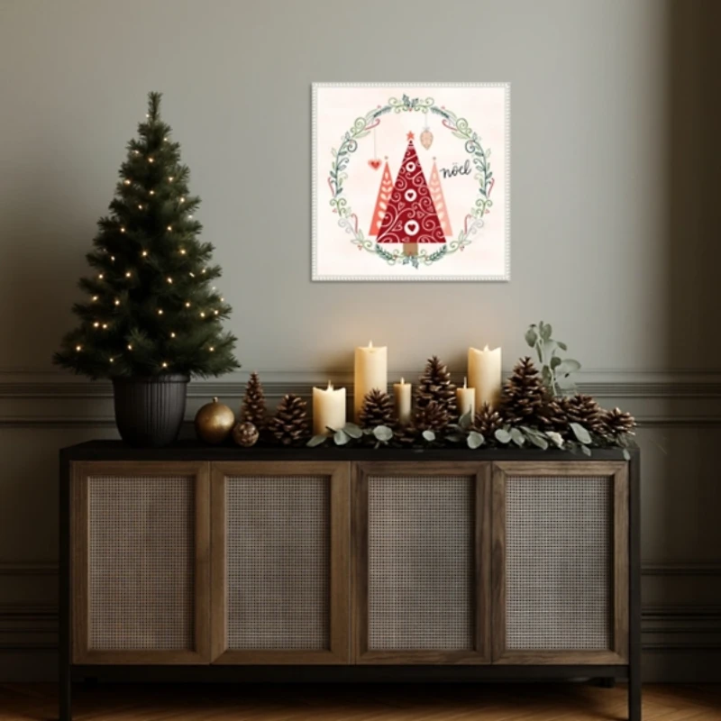 Hygge Christmas III Framed Canvas Art Print
