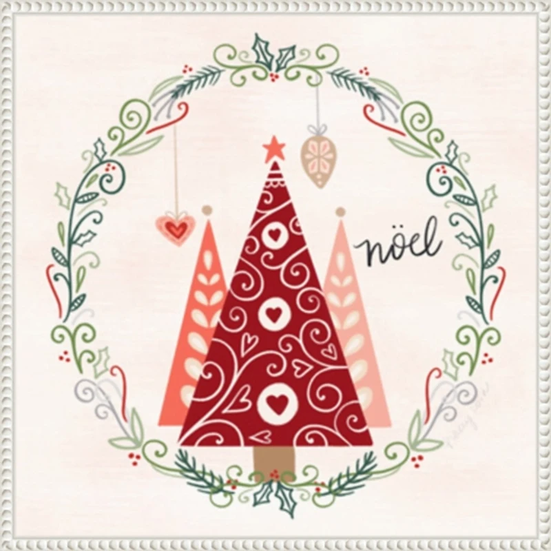 Hygge Christmas III Framed Canvas Art Print