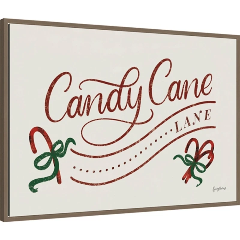 Nostalgic Christmas I Framed Canvas Art Print