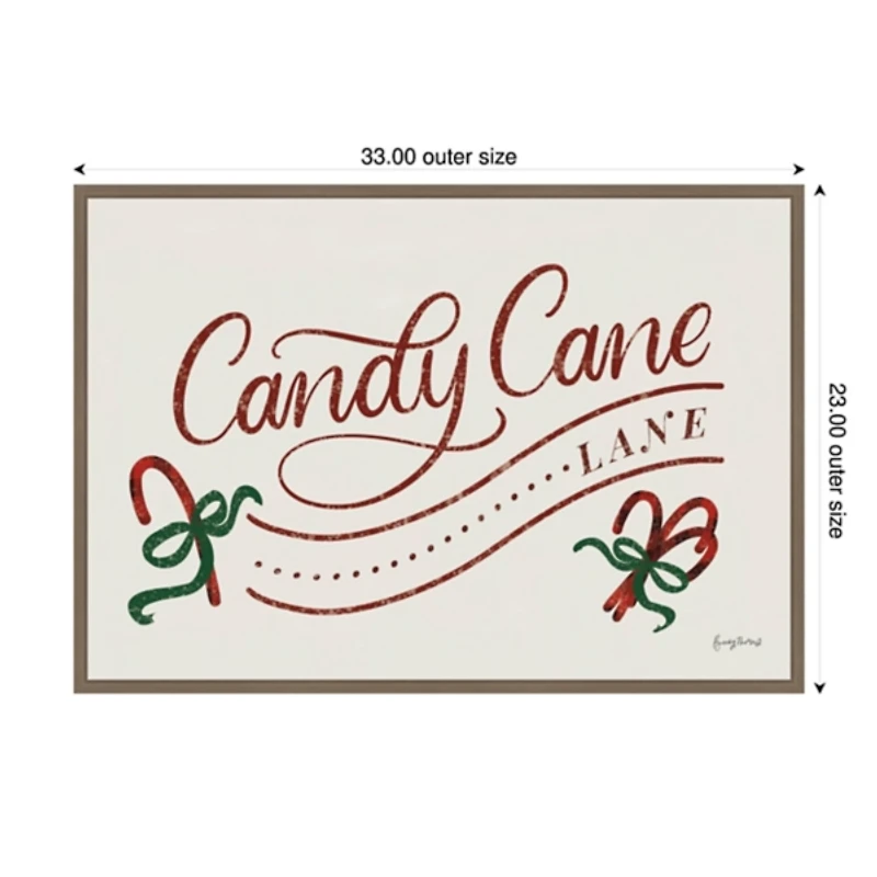 Nostalgic Christmas I Framed Canvas Art Print