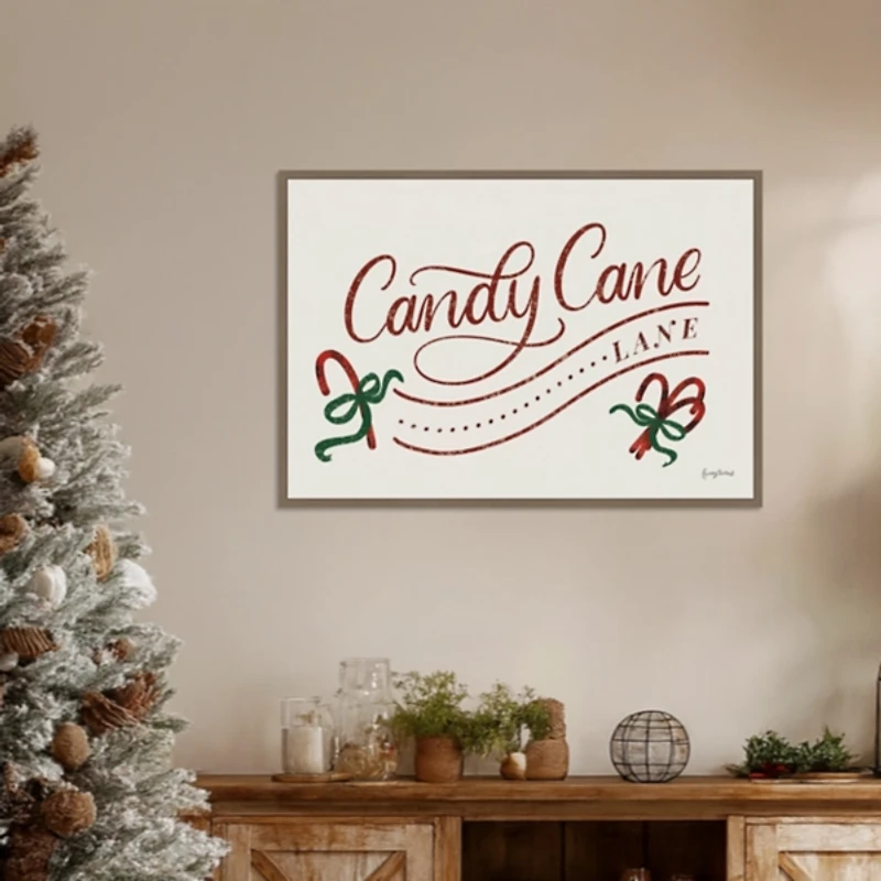 Nostalgic Christmas I Framed Canvas Art Print