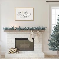 Oh Holy Night Framed Canvas Art Print