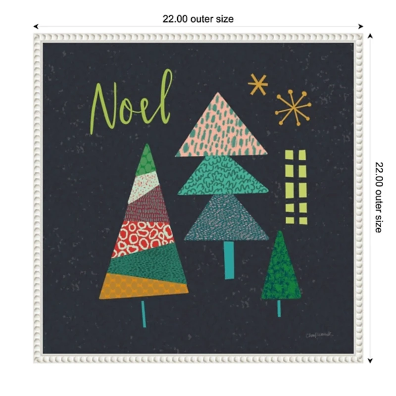 Winter Noel Framed Canvas Art Print