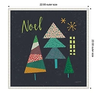 Winter Noel Framed Canvas Art Print