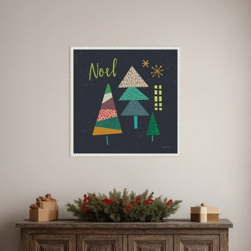 Winter Noel Framed Canvas Art Print