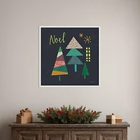 Winter Noel Framed Canvas Art Print