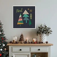 Winter Noel Framed Canvas Art Print