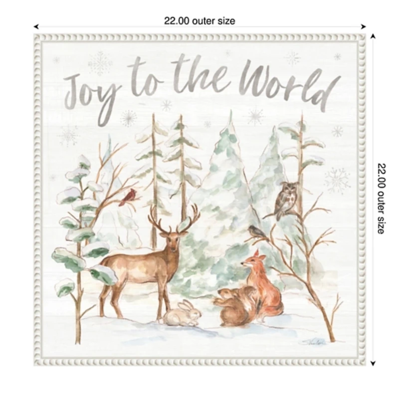 Winter Wonderland IV Framed Canvas Art Print