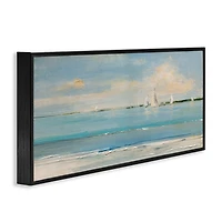 Distant Sailboat Framed Art Print