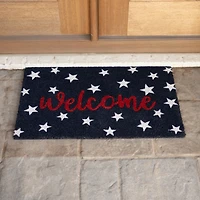 Blue Welcome Stars Doormat