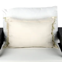 Green Palm Trio Outdoor Lumbar Pillow