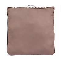 Taupe Striped Outdoor Floor Cushion