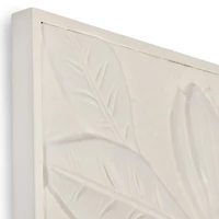 White Metal Flowers Framed Art Prints