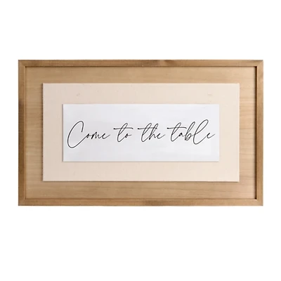 Come to the Table Wall Plaque