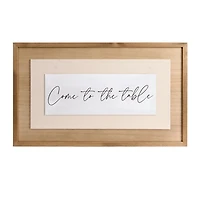 Come to the Table Wall Plaque
