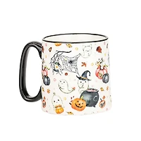 Pink Witchy Ghost Mugs, Set of 4