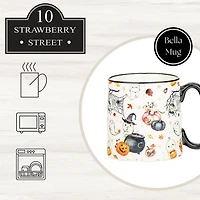 Pink Witchy Ghost Mugs, Set of 4