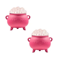 Pink Cauldron Bubble Canisters, Set of 2
