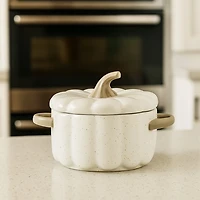 White Pumpkin Patch Tureens, Set of 4