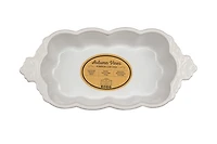 White Autumn Vine Loaf Pans, Set of 2