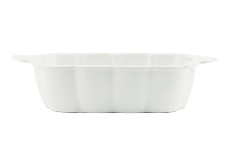 White Autumn Vine Loaf Pans, Set of 2