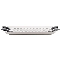 Black and White Large Bow Serving Trays, Set of 2