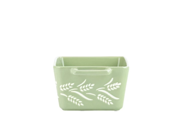 Sage Harvest Wheat Baking Dishes, Set of 2