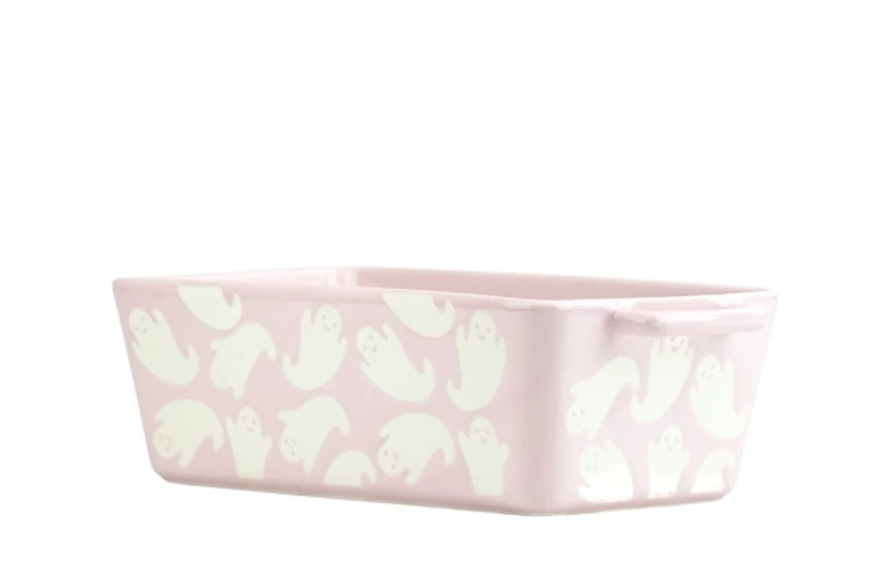 Pink Flying Ghosts 2-pc. Halloween Bakeware Set