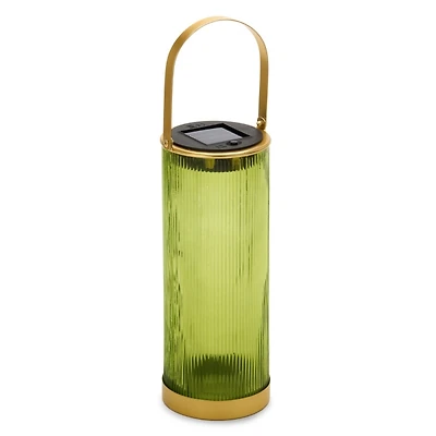 Green Glass Solar Lantern