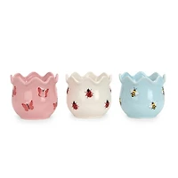 Spring Bugs Ceramic Outdoor Planters