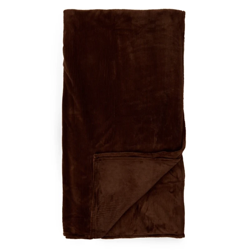 Artemis Mineral Velvet Waffle Queen Blanket