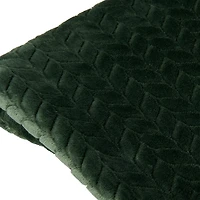 Pine Atelier Velvet Chevron Queen Blanket