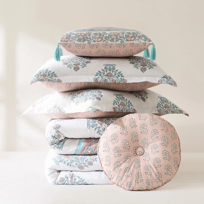 Sofia Bouquet Reversible 5-pc. King Comforter Set