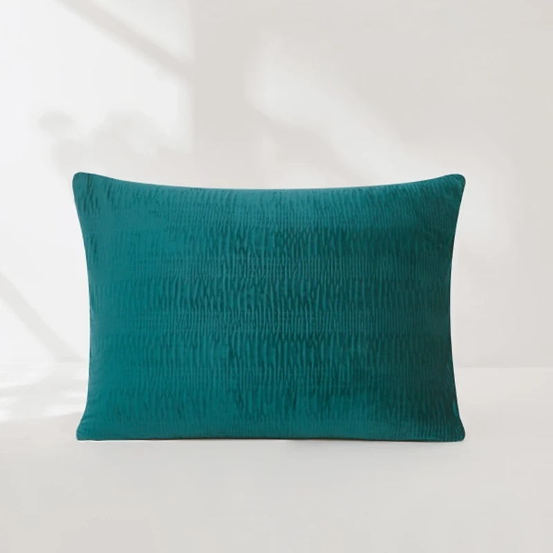 Teal Ruched Stripe 2-pc. Twin XL Comforter Set