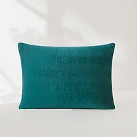 Teal Ruched Stripe 2-pc. Twin XL Comforter Set