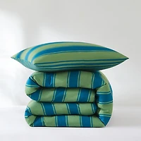 Green Cabana Stripe 2-pc. Twin XL Comforter Set