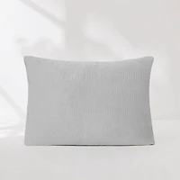 Gray Ruched Stripe 2-pc. Twin XL Comforter Set