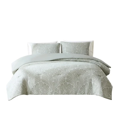 Sage Willow Garden 3-pc. King Comforter Set