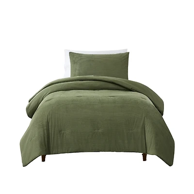 Olive Arden Corduroy 2-pc. Twin XL Comforter Set
