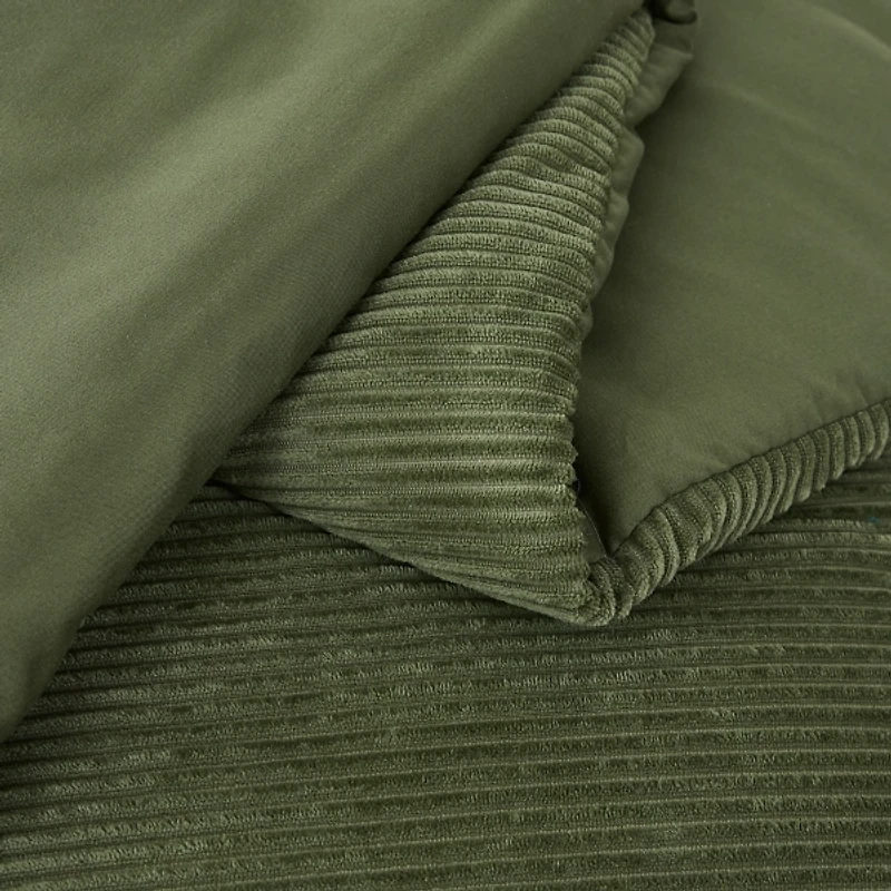 Olive Arden Corduroy 3-pc Full/Queen Comforter Set