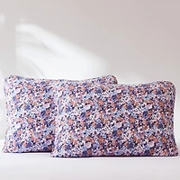 Purple Camo Floral 3-pc. Cali King Quilt Set