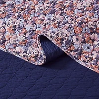 Purple Camo Floral 2-pc. Twin XL Quilt Set