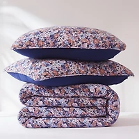 Purple Camo Floral 3-pc. Full/Queen Quilt Set