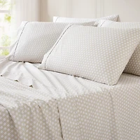 Neutral Geometric Diamond 6-pc. Full Sheet Set