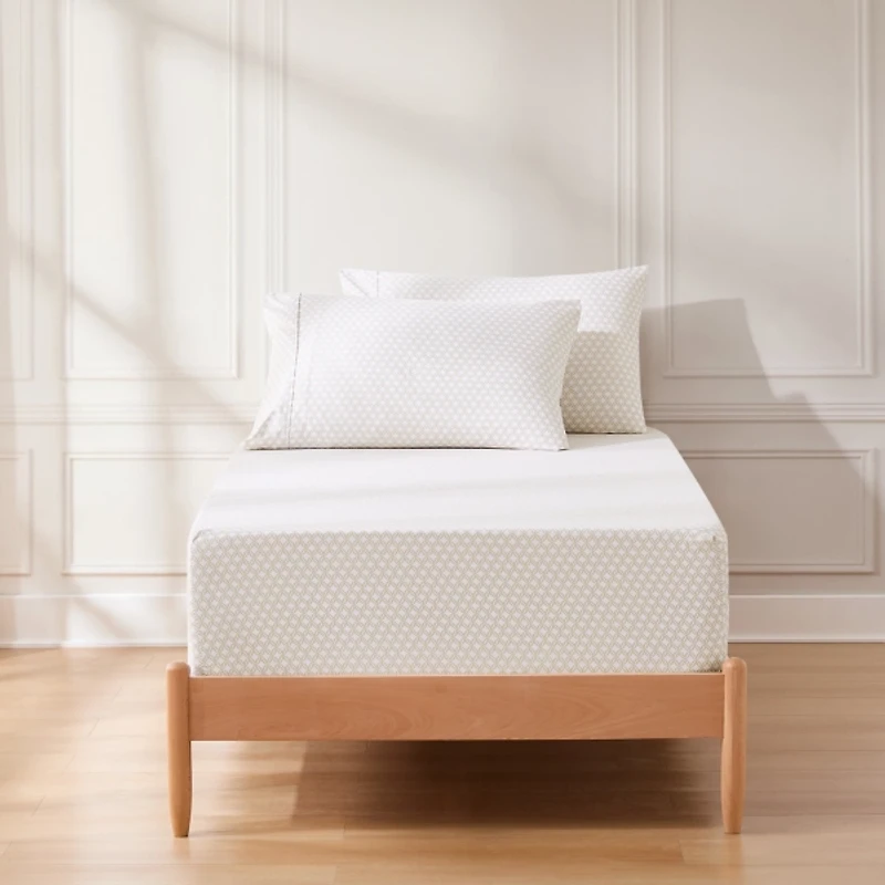 Neutral Geometric Diamond 4-pc. Twin Sheet Set