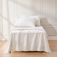 Neutral Geometric Diamond 4-pc. Twin Sheet Set