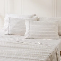 Neutral Geometric Diamond 6-pc. King Sheet Set